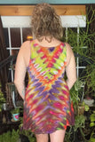 Small Tie Dye Pocket Mini Dress