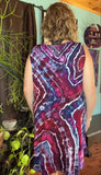 3X Tie Dye Pocket Mini Dress