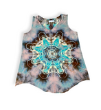 Large Tie Dye Flowy Tank Top