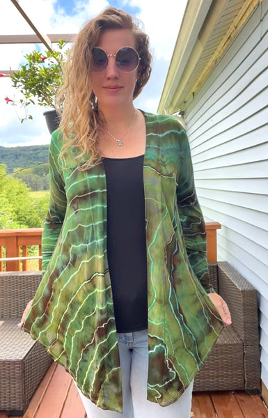 Tie dye cardigan 
