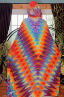 Tie dye cape