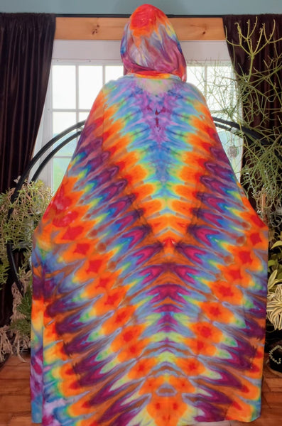 Tie dye cape