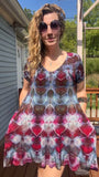 Tie dye babydoll dress