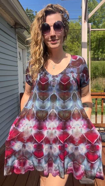 Tie dye babydoll dress