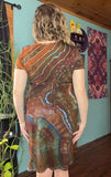 M Tie Dye Wrap Dress