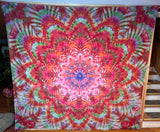 8x7ft Tie Dye Tapestry
