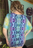2X Tie Dye Overzied Top