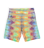 M Tie Dye Pocket Bike Shorts