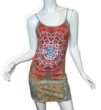 L Tie Dye Mini Dress