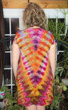 S Tie Dye Short Sleeve Dress
