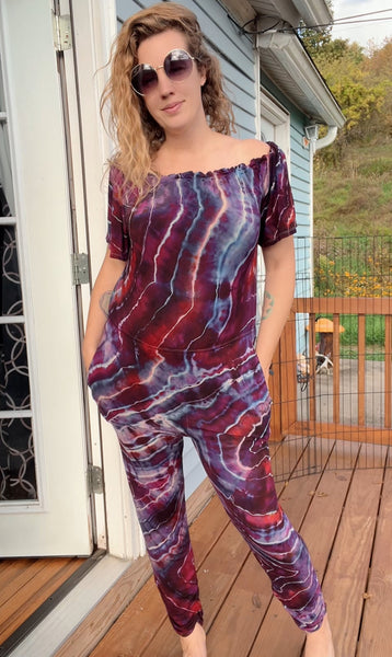 Tie dye jumpsuit 