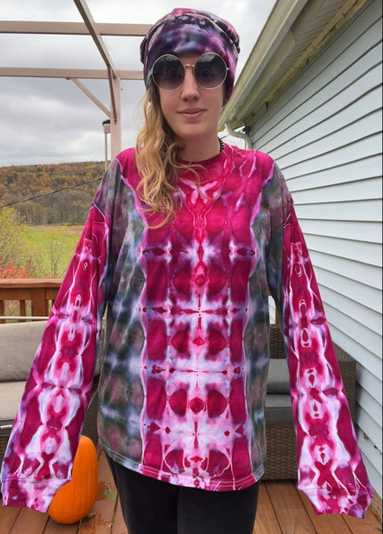 XL Tie Dye Unisex Long Sleeve Shirt