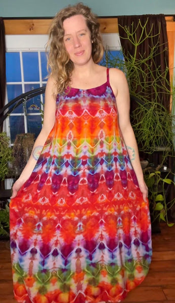 M Tie Dye Maxi Dress