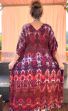 Tie Dye Cinched Caftan