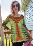 XL Tie Dye High Low Tunic