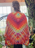 OS Tie Dye Kimono Duster
