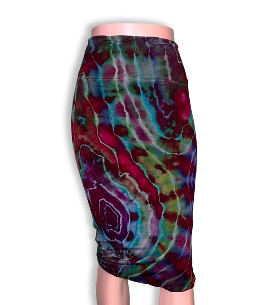 1X Tie Dye Midi Skirt