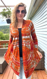 Tie dye cardigan 