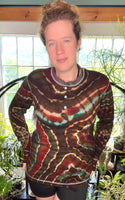 M Tie Dye Henley Shirt