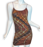 S Tie Dye Mini Dress