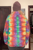 M/L Tie Dye Quarter Zip Pullover