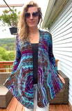 Tie dye cardigan 