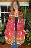 2XL Tie Dye Pocket Cardigan