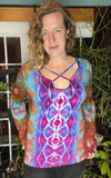 XL Tie Dye Strappy Top