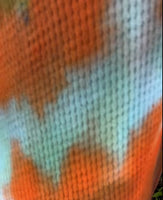 L Tie Dye Thermal Henley Shirt