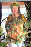 M/L Tie Dye Zip Up Hoodie