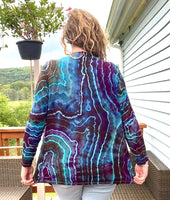Tie dye cardigan 