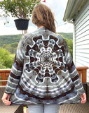 Tie dye cardigan 