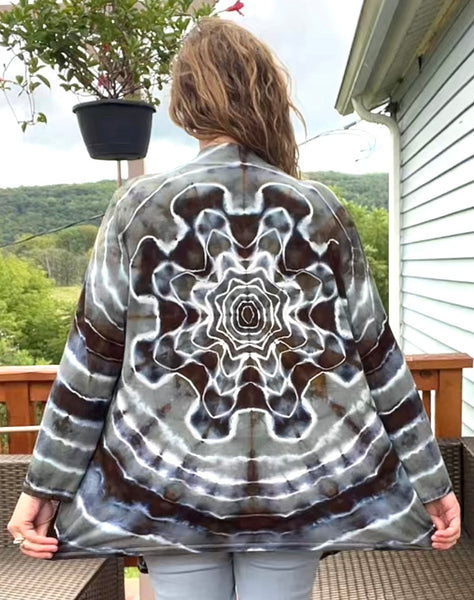 Tie dye cardigan 