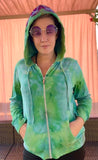 XL/L Tie Dye Zip Up Hoodie