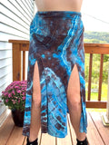 3X Tie Dye Midi Skirt
