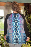 2XL Unisex Tie Dye Baseball Tee