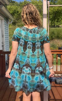 L/XL Tie Dye Babydoll Dress