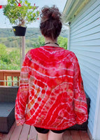 2XL Tie Dye Henley Shirt