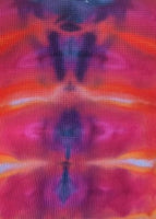 L Tie Dye Thermal Henley Shirt