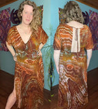 L/XL Tie Dye Maxi Dress