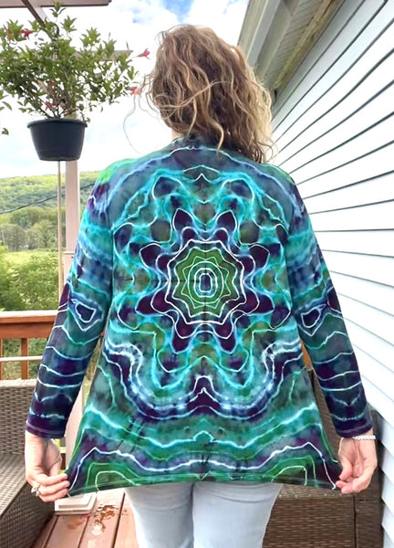 Tie dye cardigan 