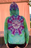 XL/L Tie Dye Zip Up Hoodie