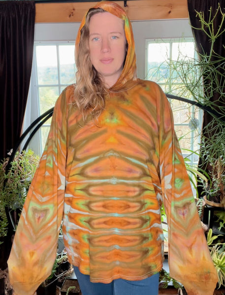 2XL Hooded Long Sleeve