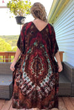 Tie Dye Cinched Caftan