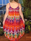 M Tie Dye Maxi Dress