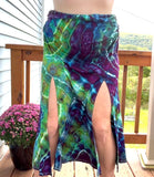 3X Tie Dye Midi Skirt