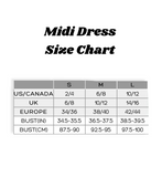 M Tie Dye Midi Dress
