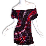 Large Mini Flounce Dress