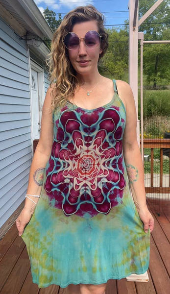 XL Tie Dye Mini Dress