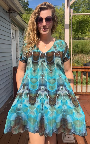 Tie dye dress